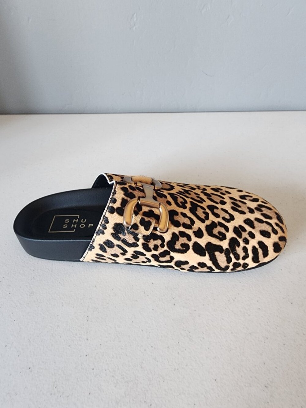 Shu Shop Leopard Clogs "NEW" - Picture 11 of 16